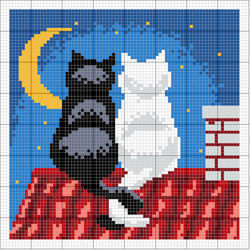 Набор для вышивания с кошками — купить набор вышивки котика в интернет-магазине insidergroup.ru